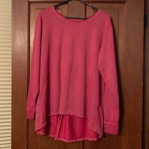 Grace & Lace Saturday Sweatshirt Raspberry Size Large